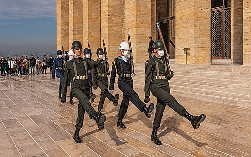 Honour guard changing at Anıtkabir