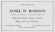 Thumbnail for Robison of San Francisco