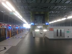 Platform MRT Metro Prima.