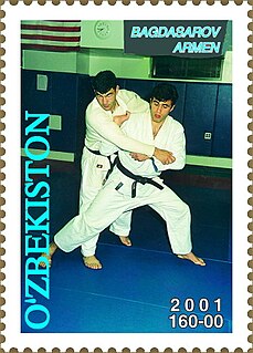 Armen Bagdasarov Uzbek-Armenian judoka