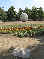 Moon Sculpture in Herrenbreite Park