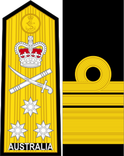 <span class="mw-page-title-main">Vice admiral (Australia)</span> Military rank in Australia