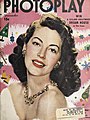 Gardner on the cover of Photoplay, December 1948