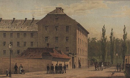 Bådsmandsstrædes Kaserne c 1840