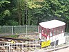 A car of the Babbacombe Cliff Railway, in Torquay, Devon, England