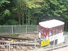 A car of the cliff railway Babbacombe Cliff Railway 1.JPG