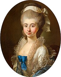 Portrait of Urszula Maria Mniszech née Zamoyska.