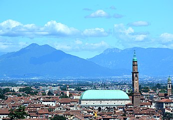 Basilica Palladiana, view from Monte Berico