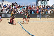 Deutsch: Deutsche Beachhandball-Meisterschaften 2022; Tag 3: 7. August 2022 – Frauen,Finale, Beach Bazis Schleissheim – Minga Turtles Ismaning 2:1 (20:26, 24:20, 8:6) English: German Beach handball Championships; Day 3: 7 August 2022 – Women Final – Beach Bazis Schleissheim Vs Minga Turtles Ismaning 2:1 (20:26, 24:20, 8:6)