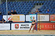 Deutsch: Beachhandball Europameisterschaften 2019 (Beach handball Euro); Tag 2: 3. Juli 2019 – Frauen, Vorrunde Gruppe D, Ukraine-Deutschland 2:0 (23:22, 32:24) English: Beach handball Euro; Day 2: 3 July 2019 – Women Preliminary Round Group D – Ukraine-Germany 2:0 (23:22, 32:24)