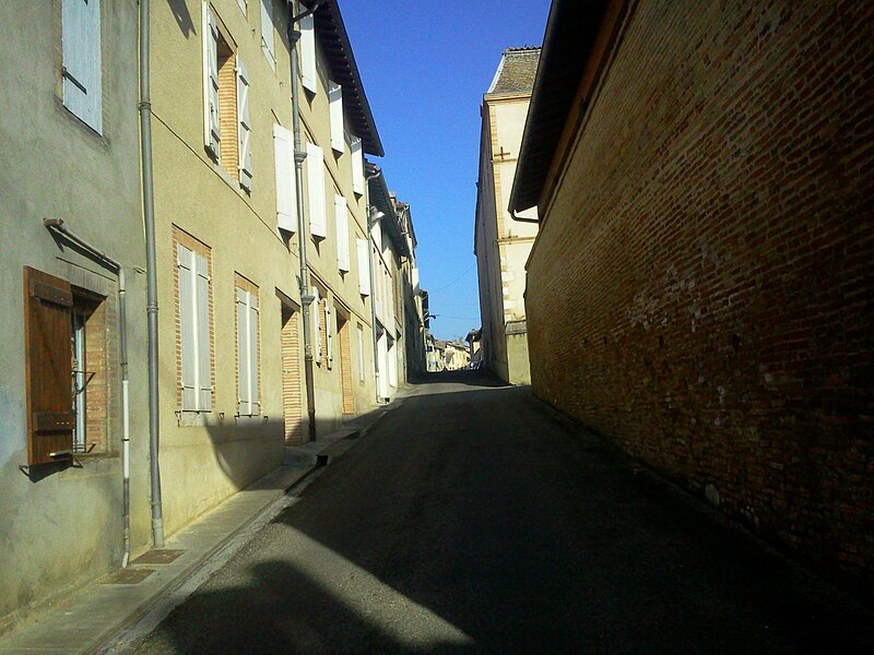 File:Beaumont-de-Lomagne, Rue de la Glacière - panoramio (619).jpg