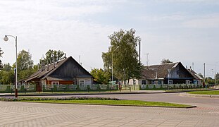 Huizen aan de Zavodskaya-straat