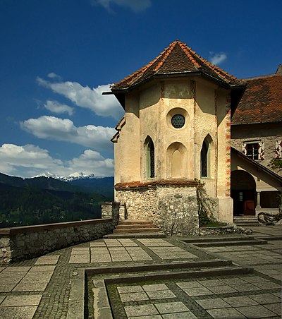 Slika:Bled Castle Chapel.jpg