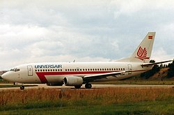 Boeing 737-3Q8, Universair AN0203090.jpg