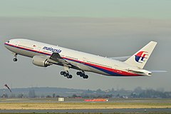 Boeing 777-200ER Malaysia AL (MAS) 9M-MRO - MSN 28420 404 (9272090094).jpg