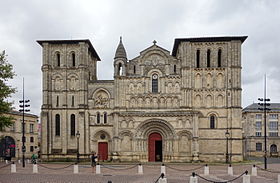 Illustratives Bild der Abtei Sainte-Croix in Bordeaux