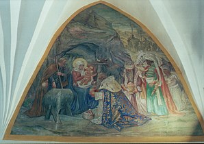 Klanění svatých Tří králů, kostel Zvěstování Panny Marie, Pardubice, 1904