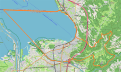 Mapa lokalizacyjna Bregencji