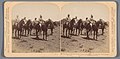 Britse soldaten te paard in Rensburg, Zuid-Afrika Gen. French and Staff examining Boer Laager at Rensburg, S.A. just after Boers' retreat, Dec. 30th (titel op object), RP-F-F08918.jpg