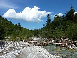 The Bsonderach between Mitterhaus and Horncafe