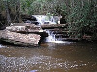 Waterval in de buurt van Cachoeirinha