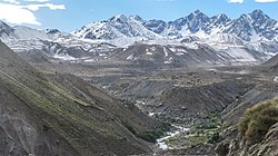 The Cajón del Maipo in the Región Metropolitana