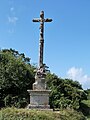 Calvaire de Saint-Evy (XVIe siècle), restauré au XIXe siècle.