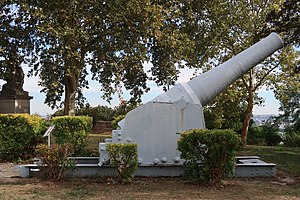 Le canon « La Valérie », situé dans le fort du Mont-Valérien qui tira sur plusieurs positions prussiennes.