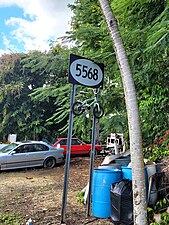 Puerto Rico Highway 5568 north in Padilla barrio