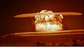 แคสเซิลบราโว เป็นระเบิดไฮโดรเจนที่ใช้เชื้อเพลิงแห้ง(lithium deuteride)ลูกแรกที่ทดสอบและมีอานุภาพแรงที่สุดที่สหรัฐเคยทดลองจุดระเบิดจริง ปลดปล่อยพลังงานถึง 15 เมกะตันของระเบิดทีเอ็นที
