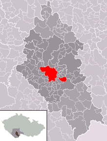 Poziția localității České Budějovice