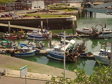 Le port de pêche.