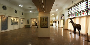 کاخ چهارباغ امروزه نمایشگاه آثار هنری است.