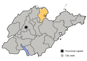 Localisation de Dongying