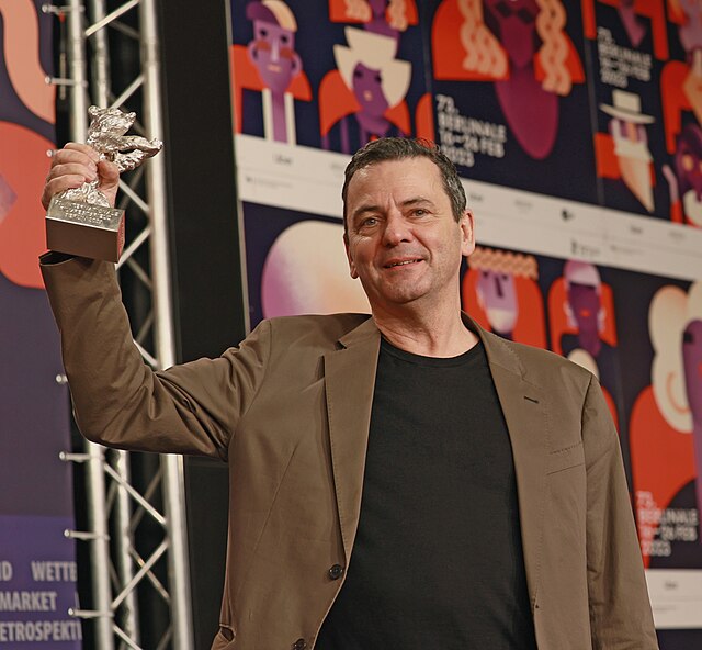 Petzold with the Silver Bear Grand Jury Prize for Afire, at Berlinale 2023