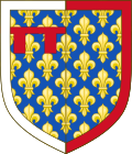 Coat of Arms of Marie of Valois, Duchess of Calabria.svg