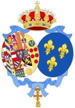 Stemma della principessa Anna, duchessa di Calabria (araldica spagnola).svg