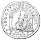 Монета ІІ ст. на відзначення побудови Aqua Traiana