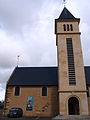 English: The church of Conlie, Sarthe, France. Français : L'église de Conlie, Sarthe, France.