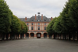 Cour intérieure du lycée François-Ier, en juin 2020.