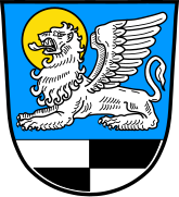 Escudo de Oberickelsheim, Baviera (Alemania).