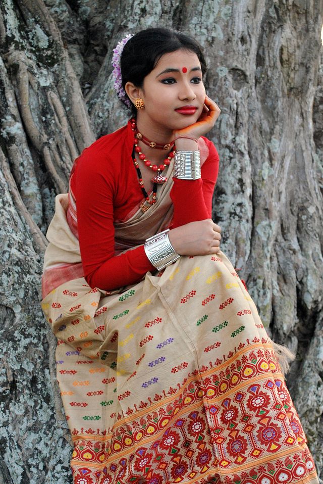 Assamese Traditional Dress... - FOW - Friendship On Wheels | Facebook