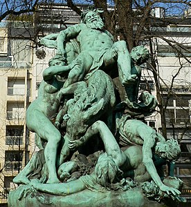 Jules Dalou, Le Triomphe de Silène (1885), Paris, jardin du Luxembourg.