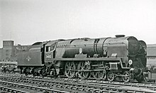 Die umgebaute Lokomotive 34012 „Launceston“ im Jahr 1958