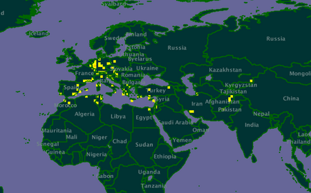 Distribution Map of Polistes gallicus.png