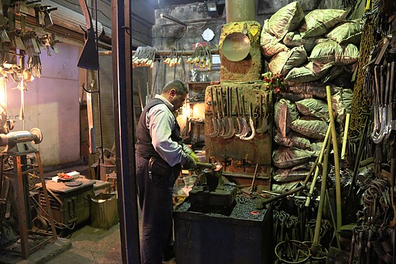 Blacksmith's workshop, Diyarbakir, Turkey