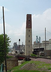 The Dubuque, Iowa shot tower DubuqueShotTowerMay04.jpg