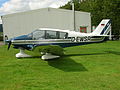 English: A Robin DR 400 during the „Bergfliegen 2011“ at Schmallenberg airfield Deutsch: Eine Robin DR 400 beim „Bergfliegen 2011“ auf dem Flugplatz Schmallenberg-Rennefeld