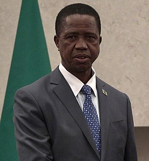 Edgar Lungu in 2018