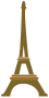 Eiffel Tower brown icon 2014.svg